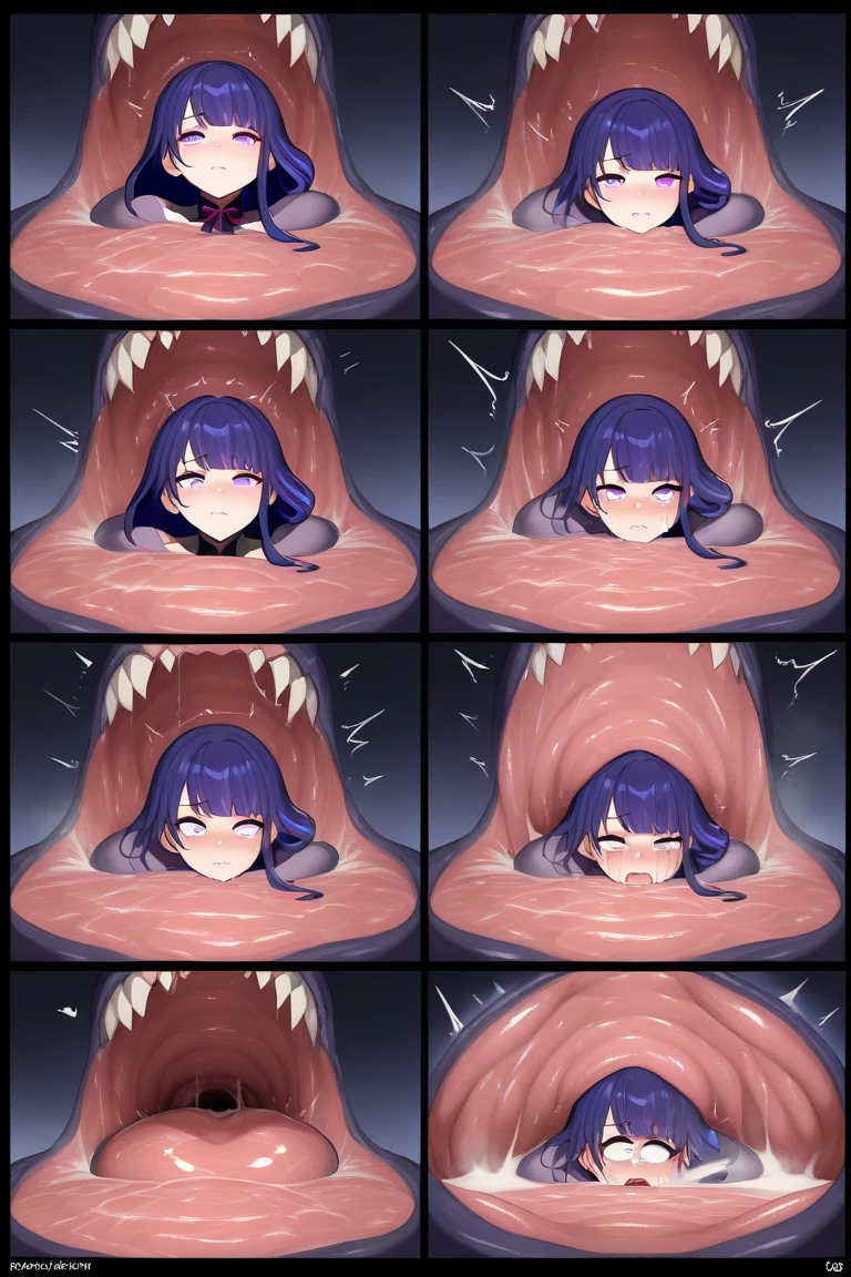 Woman being tortured by tentacles、Erotic、Ecstatic expression、Dynamic Angles、Ahegao、incontinence