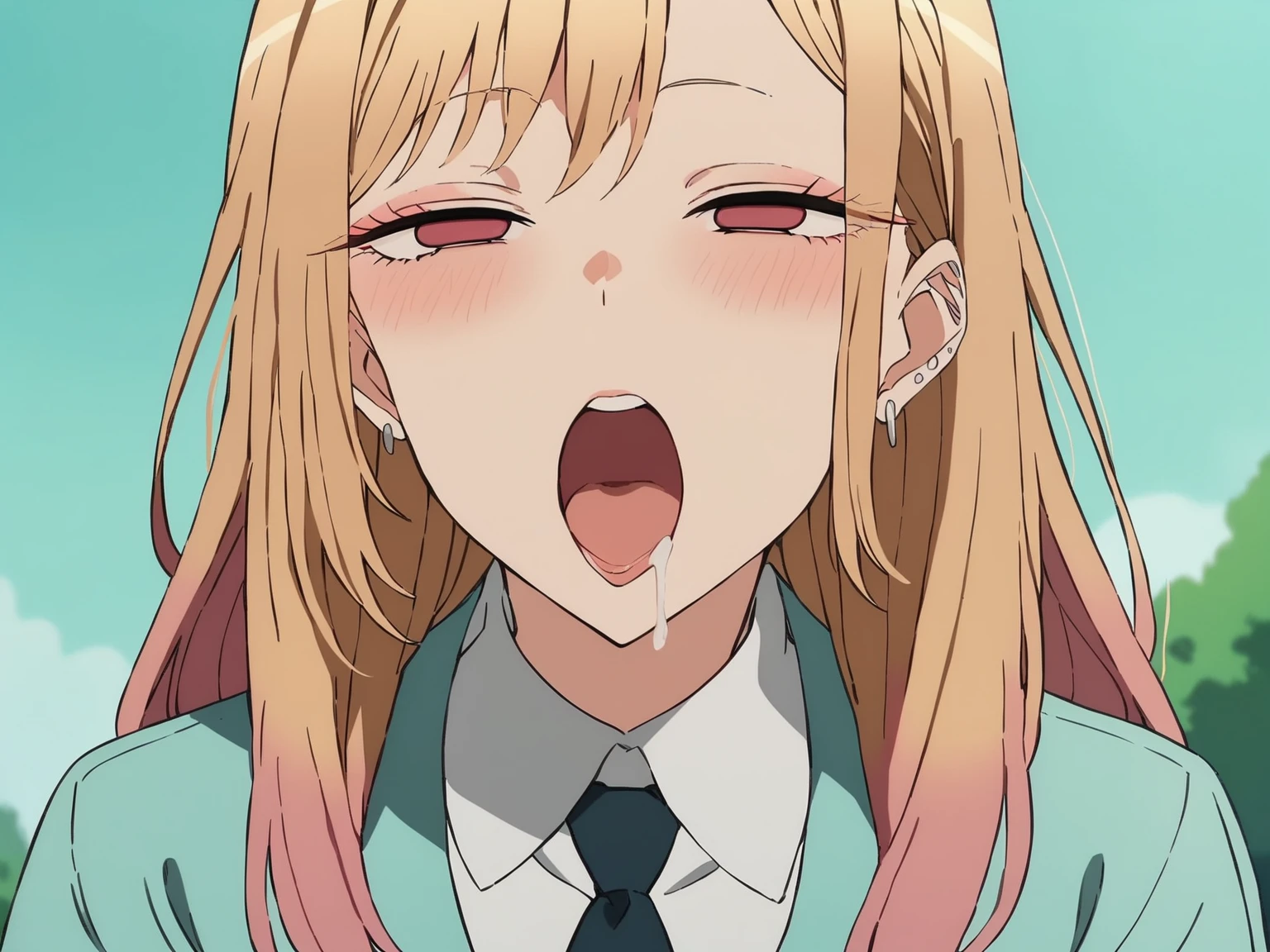 Browsing Caution,blonde,Twin tails,((Very small boobs)),Flat chest,,((sex)),(((cum inside,many cum, cum drip, cum on face, cum on body))),(((steam around pussy))),(clitoris, urethra, close-up crotch, crotch focus, dynamic angle),(lying), (((spread legs, knees up, showing pussy))), (open vagina),(pink cardigan,school girl uniform),((sweat,blush)),((afterglow)),white bra,on the bed