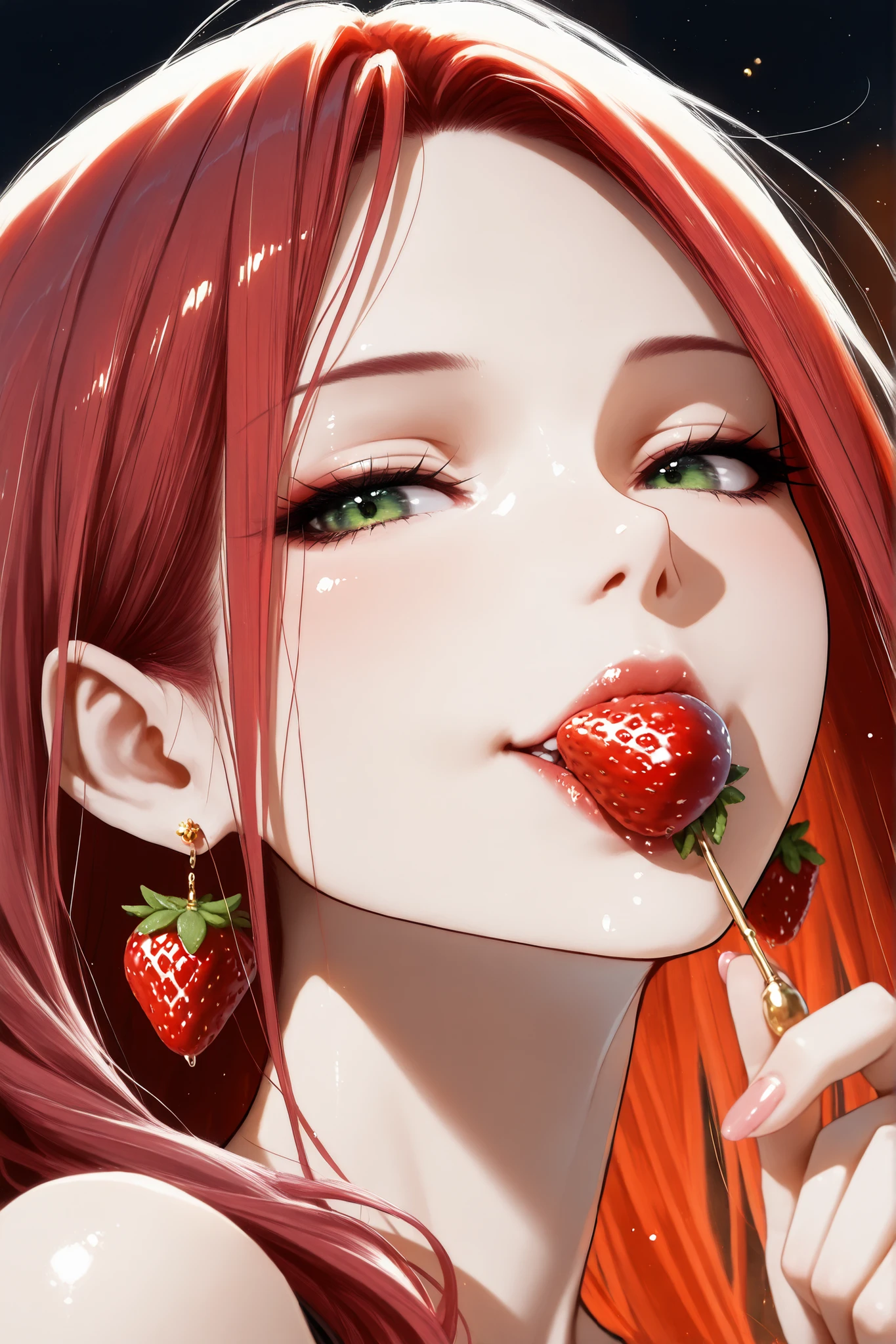 Strawberry Alien Born from Strawberries, giga_busty