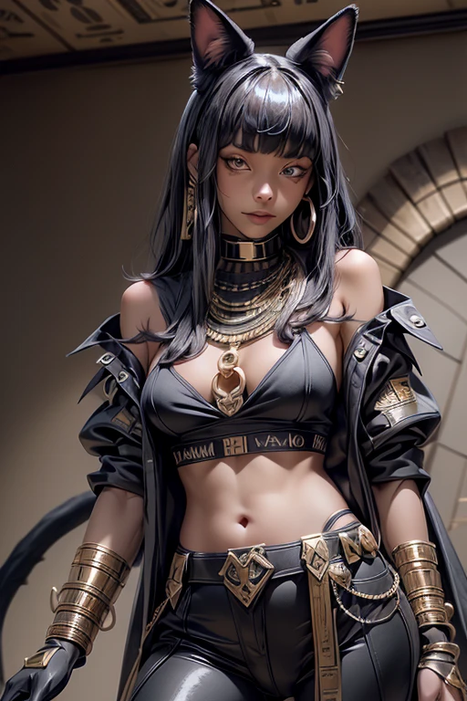 ((best qualityer)), ((work of art)), (detailded: 1.4), (absurdrez), (((black girl))), african girl, (((skin black, darkskin))), afro girl, Zulu warrior, African bracelets and necklaces, skin black, cybernetic hands, red futuristic short clothes, green and black, african savannah, defined muscular sculptural body, all-body, coxas nuas, cloused mouth, body covered in yellow cyberpunk clothes, ((perfect medium breasts)),  (super light brown eyes), ((afro hair)), (((cabelo preto e branco com dreadlocks)))), long black eyelashes heavy makeup, various African jewels, naked legs, by mucha, private--V5, close to real, psychopath, pose sexy, fundo african savannah, 2 piece outfit, cake, centred, scale to adjust dimensions, HDR (high-range dynamics), ray tracing,nvidia RTX,Super-resolution,Irreal 5,subsurface scattering, PBR Texture, Post-processing, Anisotropic filtering, Depth of field, Maximum clarity and sharpness, Multilayer textures, Albedo and Specular Maps, Surface shading, Accurate simulation of light-material interaction, perfect proportions, octane rendering, two tone lighting, large aperture, Low ISO, White balance, rule of thirds, 8K CRU, African standards