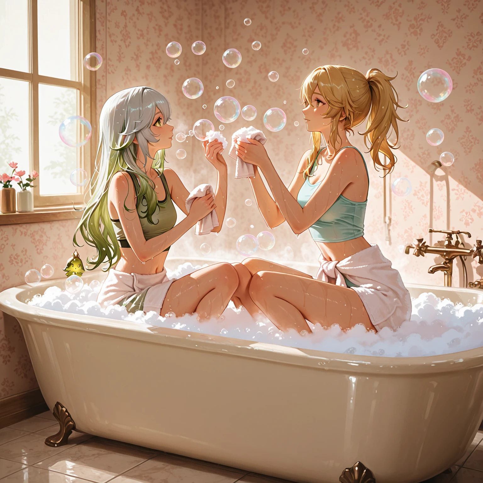 Classic、bath、Bathtub、luxury、shower、Special baths、custom shop、Beauty、Flaxen-haired maiden、(Drill Hair:1.4)、Camel Toe、Giant tit、Nipple Puffs、Cleavage、Plump、Super big breasts、Super big butt、naked、Bubble bath、Lots of soap bubbles、round face、Welcome back husband、Now it's time for sex、I will serve you.、Chubby、Jiggly body、Jiggly belly、Protruding excess fat、Clothes that bite into、Lotion bath、Earrings、Earrings、necklace、Thick lips、Heterochromia、Bracelet、Caster wheel、first round、Hair Charm、Lip gloss、Sexy Cos、(A tight fitting T-shirt)、Cream Pie、Master's penis