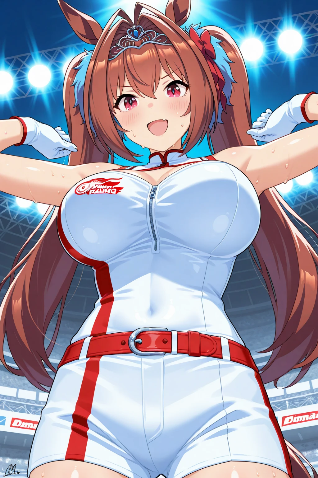 Uraraka Ochako, sexy, curvy body, big ass, big tits, hard nipples, wearing