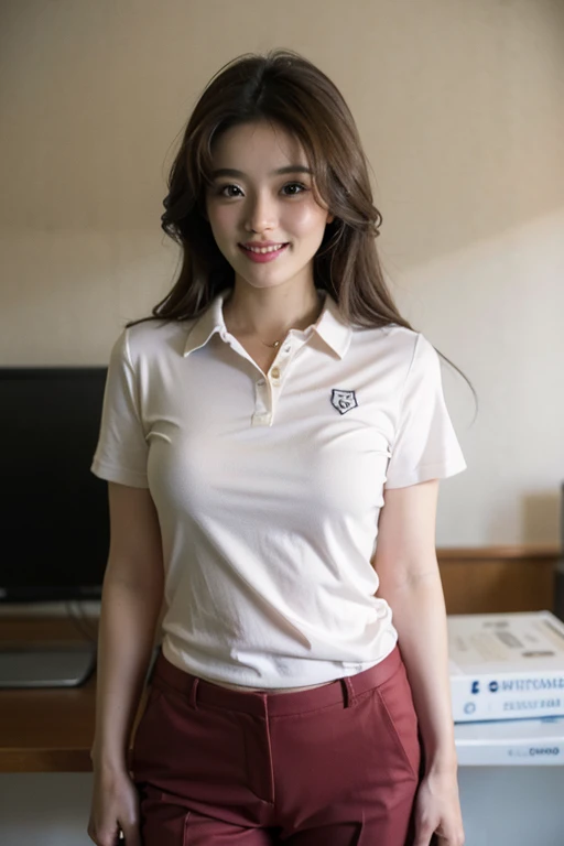.(((Masturbation in the gym、Sitting on the mat and masturbating、Luxurious panties、Seductive waist、Shoulder-length hair:1.4))).((A classy white shirt with a collar、Standing photo、Medium Hair、服の上からでもわかるBig Breasts、Both hands are in front of the belly button、A photo of panties visible through a short polo shirt、Roll up your shirt with your hands、She is wearing a white polo shirt and luxurious white panties.、:1.4))、In the living room、Cream Hair Color、Her huge breasts are obvious even through her clothes...、Small earrings、Light brown hair color、:1.4))、Shiny Hair、Light beige hair color、Background Blur、Light brown hair、{{Cowgirl Shot}}、((Close-up shot from the waist up、Big Breasts:1.4))、Big Breasts、にっこりsmile、服からでも分かるBig Breasts、Cowboy Shot、素敵なsmile、((Revealing clothing))、Full body photo、ring、Tuck your hair behind one ear、Silver Necklace、smile、Caustics、Highly detailed photos、Big Breasts、Super no makeup、(8K、RAW Photos、Highest quality、masterpiece:1.2)、(Realistic、Realistic)、1 Girl、((Big Breastsショートヘア、Looking into the camera:1.4))、Hair blowing in the wind