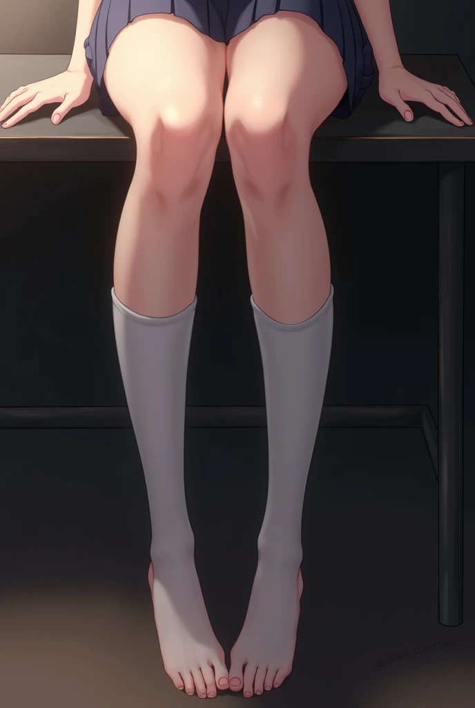 (masterpiece), (best quality), (ultra detailed), 1girl, solo, rurudo, navel, nude, nipples, no panties, twintails, demon wings, bandages, sitting, flat chest, arms behind back, white hair, <lora:ruruThings_v11:1>