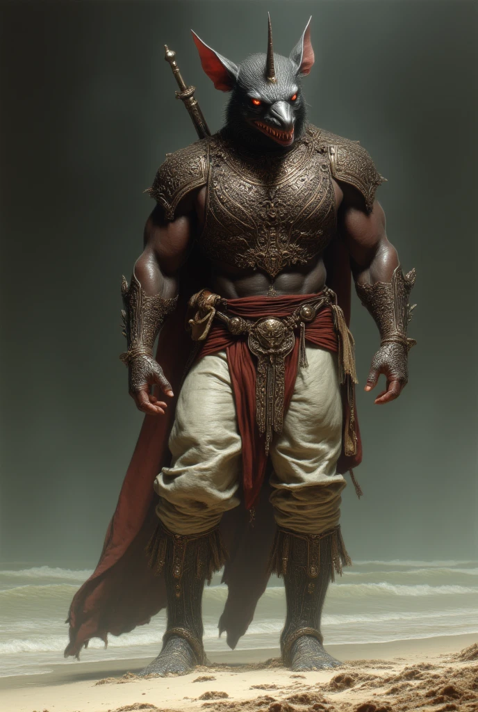 Anthro male owl, dadbod, topless, robes, musclefat, feet, hair, by darkgem, concept art, hi res, masterpiece, absurd res, 2023, extreme detail, solo, masculine, by nomax, by oouna, serious expression, standing