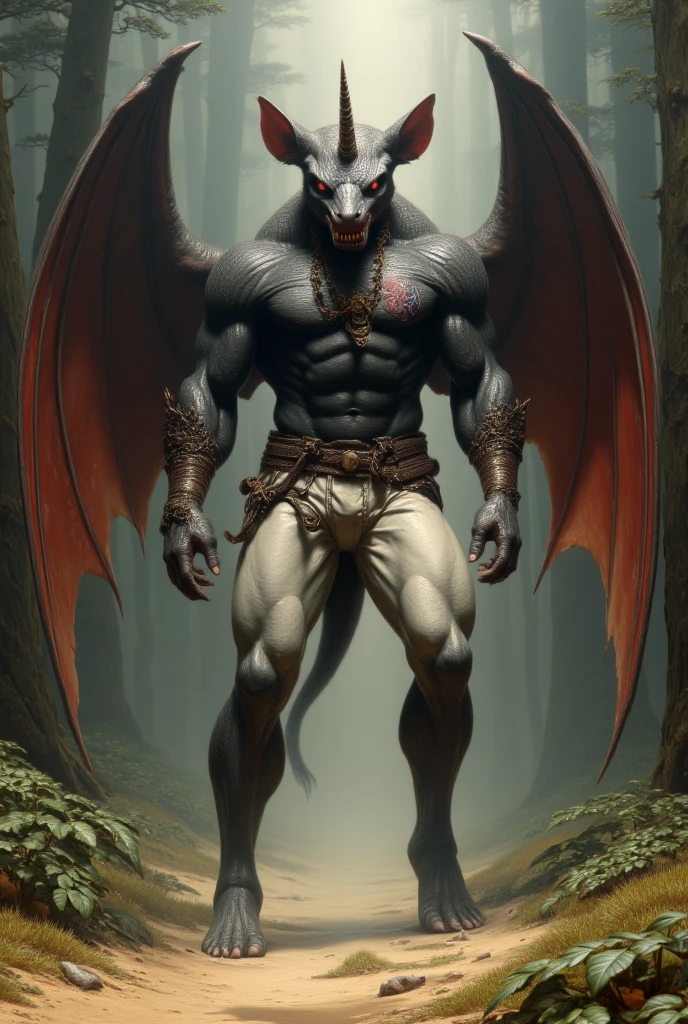 Belphemon, wings, horns, claws, nipples, brown body, smug seductive face, topless, big bodybuilder body, muscular male, muscular, detailed muscles, detailed fur, bright fur, bright body, night, bulge, detailed face, high detailed, high resolution, underwear, high quality, detailed eyes, detailed background, forest background, detailed muscular abs, huge muscular pecs, huge muscular biceps, thick muscular thighs, anthro, loincloth, male, manly, masculine, full portrait, by bomb, by chunie, by bruteandbrawn, by personalami, by kenket, (intricate, high detail, film photography, soft focus, RAW candid cinema, photorealism, realistic, photorealistic, analog style, subsurface scattering, masterpiece, best quality, ultra realistic, 8k)