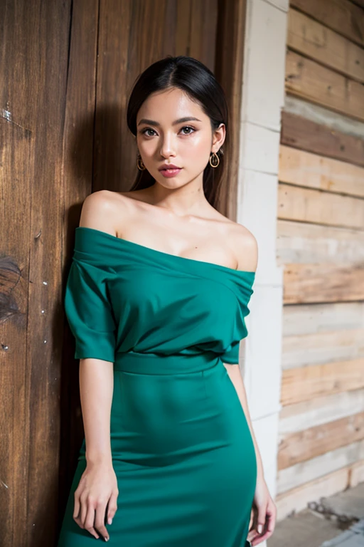 dark brown hair、Light brown eyes、Japanese actress、I am about 40 years old...、Saint-Tropezにあるテラスレストランで、Spectacular views、In nature、Terrace seats、背景にはSaint-TropezのSpectacular viewsが広がる、A floral dress with a resort feel、Halter neck、Sandals、Night view、Deep sorrow、Feeling weak、Debilitated pose、Deep sorrowの表現、Saint-Tropez、Leaning against the wall、