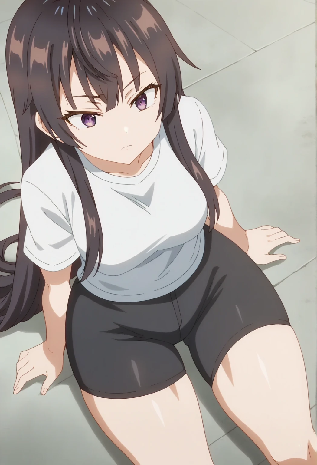 1girl, solo, looking at viewer,
nadeko01, medium hair, brown hair, brown eyes, bangs, blunt bangs, small breasts,
sports bra, pom-pom pants, animal ears, cat ears, mini wings,
knees up,
night,
garden, flowers, trees,
<lora:nadeko-sengoku-v1:0.9>