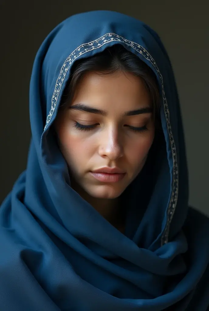 color photo beautiful  judaean woman, focus on their face.