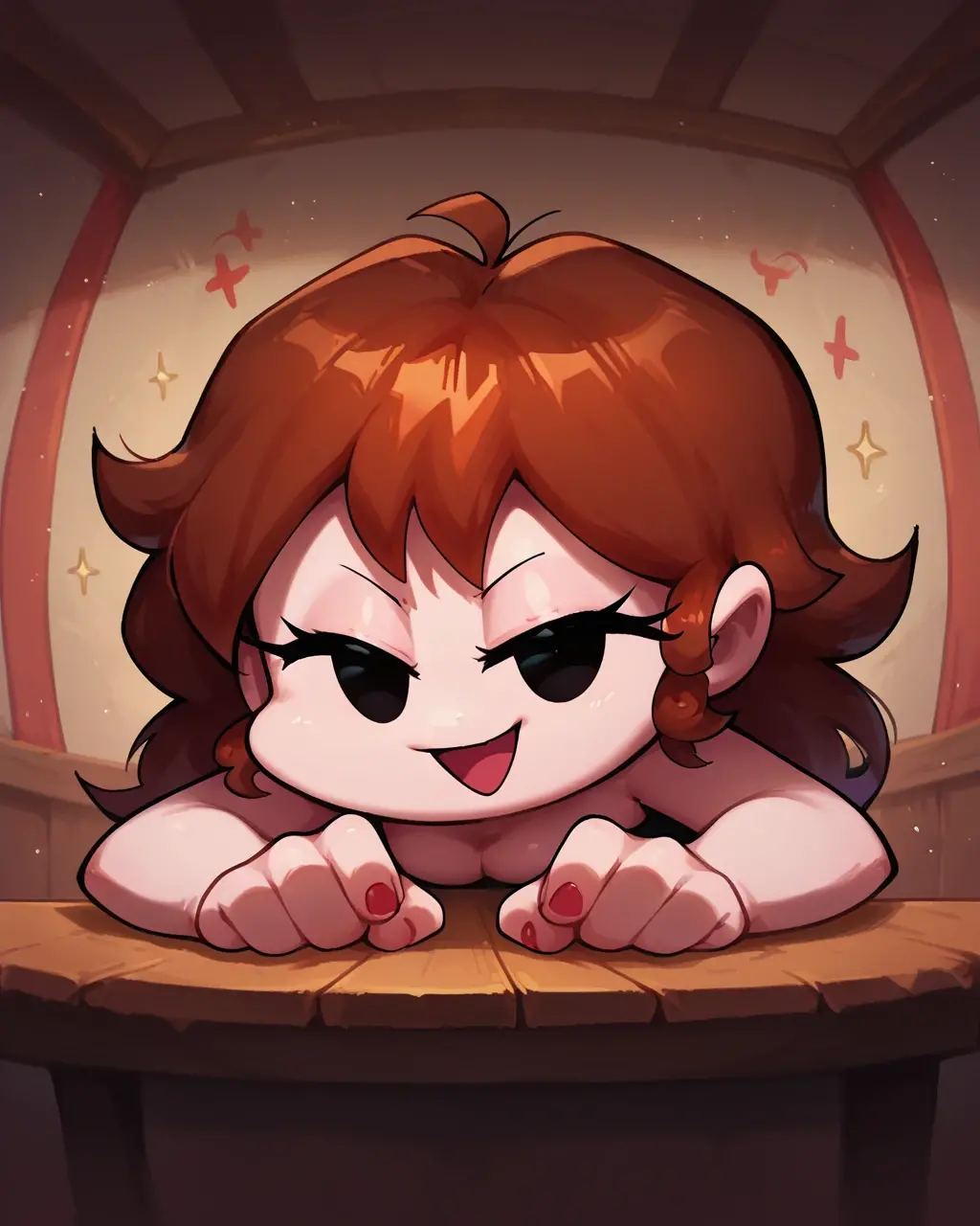 Selfie, full body, Katara, mirror bed phone selfie, , katara masterpiece, best quality, girl, , katara, selfie in full mirror , toned, dark skin, braid, jewelry, , small breasts, in bed, , looking at viewer innocently, blushing sexy excited expression, white sporty thigh high socks, , red spanked butt cheeks, spanked, red bum, , round ass,  comic, , no  (blue eyes:0.6), necklace