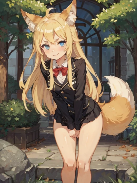 female furry, anthro, full body, detailed eyes, horse, horse ears, horse tail, longhair, twin braids, sand hair, ,  facing the viewer, playing with her , wizard tiara