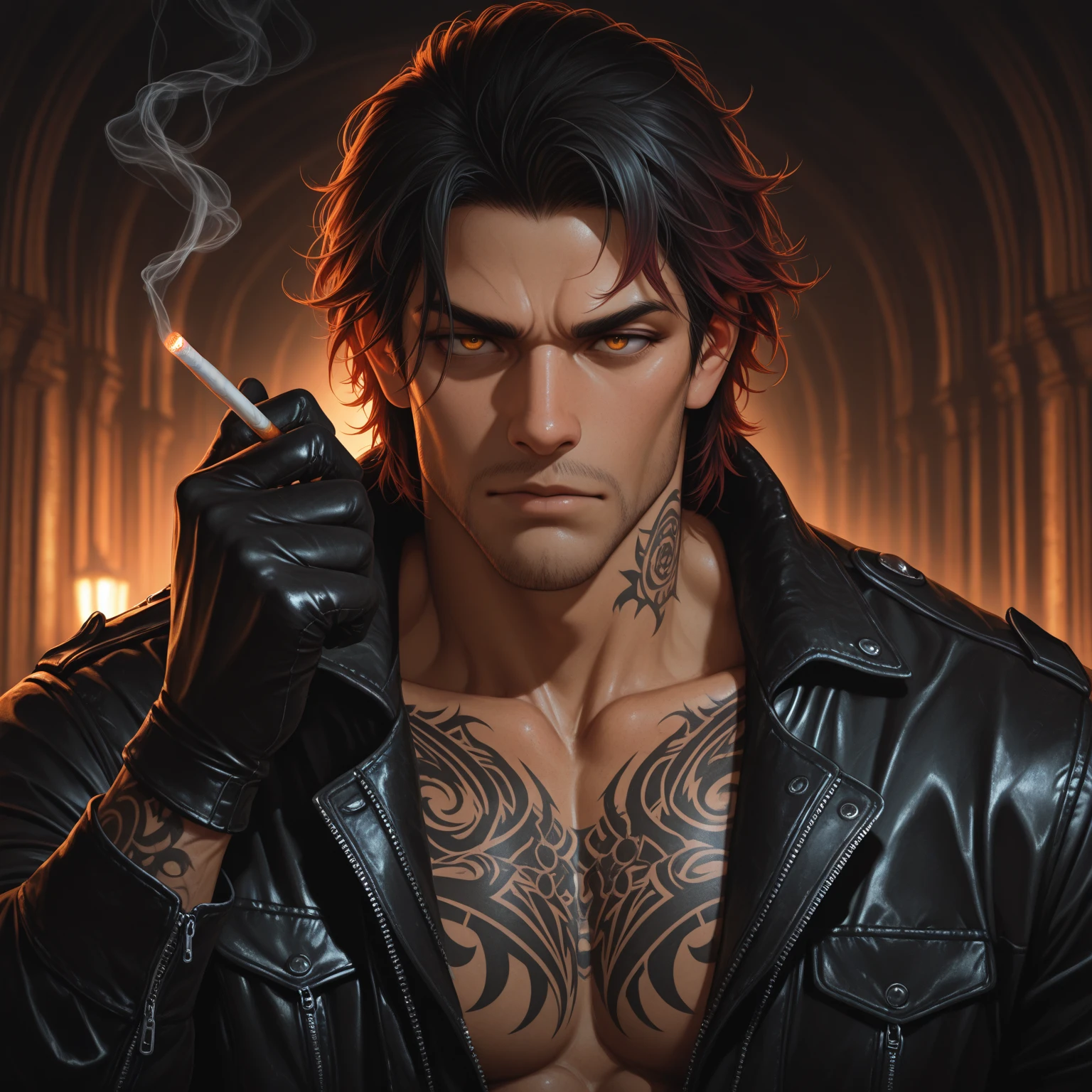 change background, A realistic image of Dracula,from the castelvania lord of shadow, 1boy beautifull high resoulation, realistic face, smoke, Dracula in hand and with a sarcastic smile,8pack,realistic hd quality face,realistic high resoulation, 8k high realistic hdr face ((realistic own face)) HDR face, high quality 8k realistic face, smoke stylish hairs, beautifull coustume of spider man black shadow background ,realistic, high resoulation quality