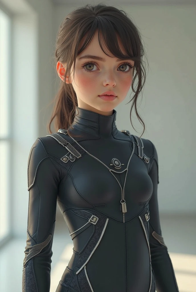 hyperrealistisch), (photography), (hight resolution), (8K), (extrem detailliert), (beste fotorealistisch), (beautiful detailed eyes), (best qulaity), (super detailliert), (Meisterwerk), (Tapete), (detailliertes Gesicht), Drei Kinder, die zusammen in Spandex-Trikots spielen