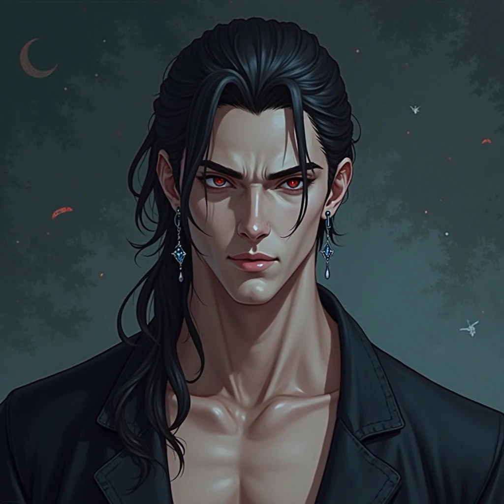 Male, 6 Foot Tall, Has Sharp Eyes, Lips that could make any women think it's kissable, a nose that doesn't ruin the balance, Has long hair, a Body that isn't too bulky or too slim and very well defined, Looks like he came out of a Cultivation Novel and Cultivates the Dao of Lust and Pleasure.