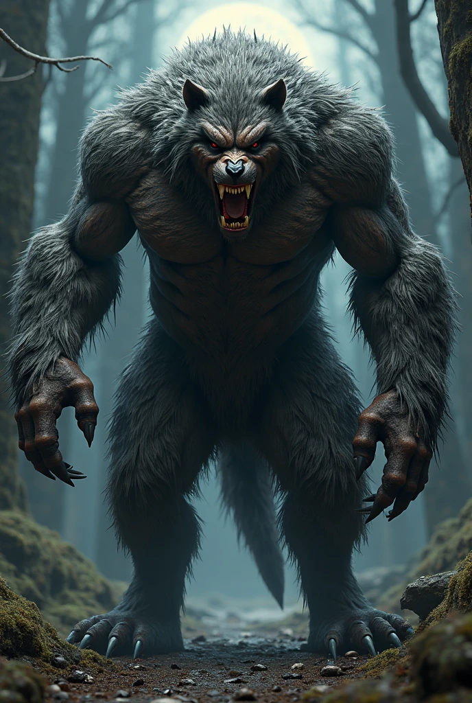 Suddenly, a deep growl cut through the air, and the Beast attacked.