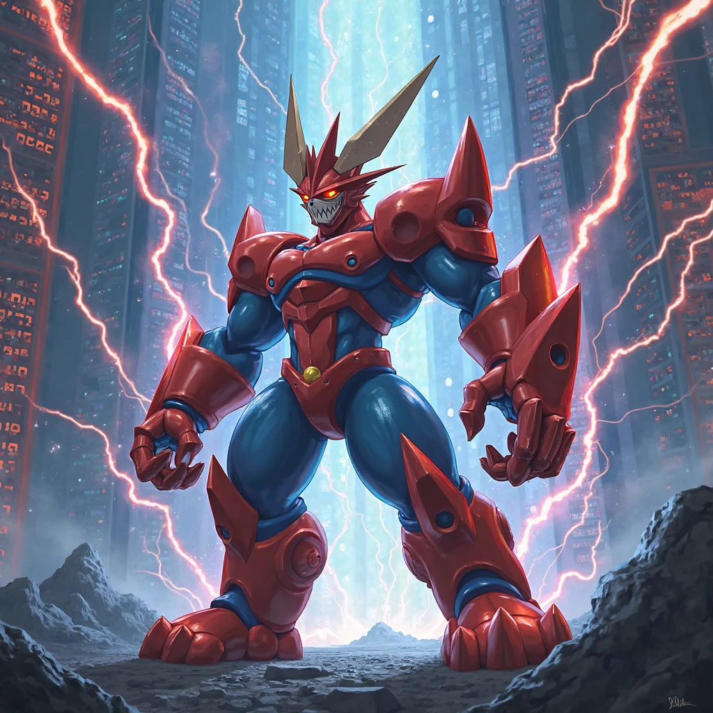 Humanity, alone, WarGreymon, armor, male, Digimon, Helmet, horn, Green Eyes, View your viewers, break, Detailed Background, Realistic, 8k hd, Attention to detail, (Dark Shadows, Wide dynamic range, High resolution, Low Light:1.2),Realistic depiction, mysterious, dynamic poses,