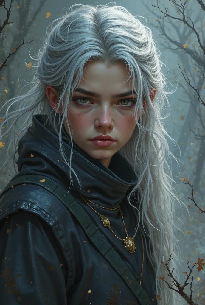 full body, (walking:1.1), (slow motion:1.2), assassin wearing black cloth made of liquid paint, wet dripping mascara, raining, wet, red cloak, (insanely detailed:1.5), ((analog)), (highest quality, Alessandro Casagrande, Greg Rutkowski, Sally Mann, concept art, 4k), (colourful), (high sharpness), ((detailed pupils)), red eyes, ((painting:1.1)), (digital painting:1.1), detailed face and eyes,Masterpiece, best quality, highly detailed photo:1, 8k, detailed face,photorealistic, (silver Hair,ponytail hair cut, ecstatic:1.1),(older woman:1.3),By jeremy mann, by sandra chevrier, by maciej kuciara,((samurai)), sharp, ((perfect body)), realistic, real shadow, 3d, ((crop top)), ((full body)), ((forest background)), (by Michelangelo)