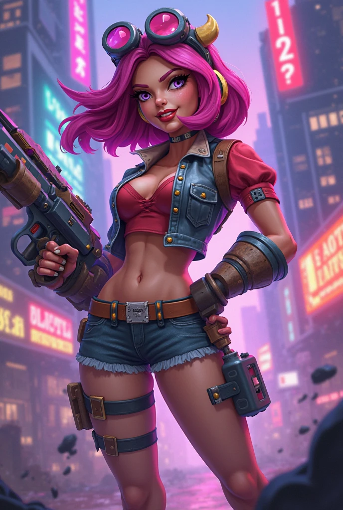 Jinx de league of Legends con pene 