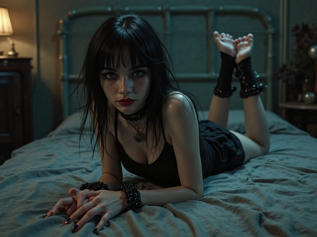 Fine matte paint，Skeleton Dark Angel, Haunted castle with large wings, Fill the drawing table with a knife，terroral，uncanny，horrid，secret terror，tentaculata，grape trees，The eye，uncanny valley effect teeth，all  fours，Critters，Blood Moon，super high image quality，Sexy beauty，The picture quality is clear