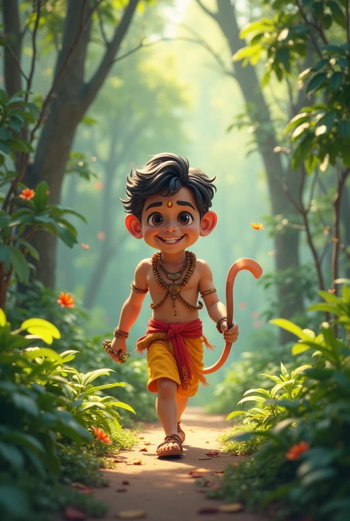 The legend hanuman child