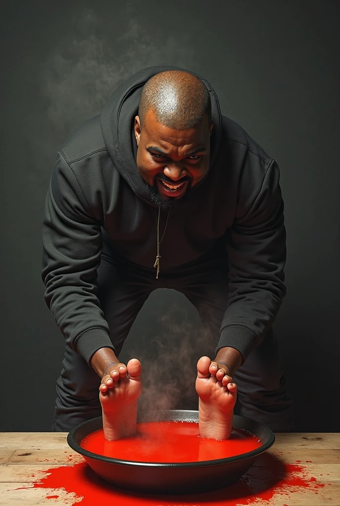 A handsome，Orc with abs tied to the sofa，Shoes taken off，Revealing two big bare feet，Both feet are locked in the foot，Feet raised，Soles facing forward，Five toes tied with rope in foot，His hands were tied tightly to one end of the sofa.，His upper body was stripped，Wearing only a pair of trousers，Being tickled by a man in a cap，His armpits were constantly tickled by feathers.，The soles of his feet were being scratched by two brushes.，The toes are also tickled by the feathers growing from the toes.。The abdomen is scratched with a brush，And he laughed，Struggling hysterically，Swinging his two feet，I want to escape from this nightmare.，But can only endure the punishment of being tickled。*（Have an expression of laughing like being tickled，Keep your feet elevated，The soles of your feet should face the screen）

