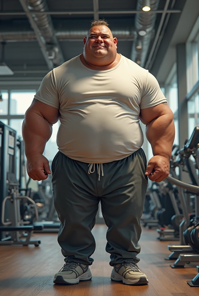 chubby old man in street city, old man, thick arm, huge arm, bearded. white hair and beard, bearded, muscular, pectoral, wide pectoral, beach, palm, realistic, 8k, masterpiece, (wearing shorts and shirtless, shoes)