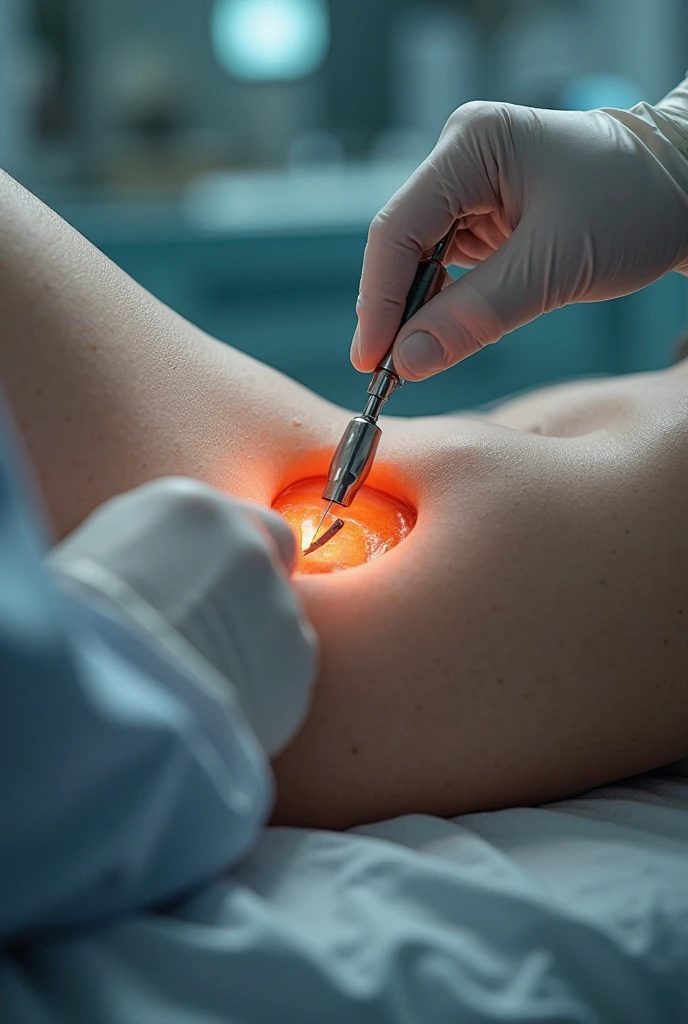 A naked inserting a 17cm diode into her vagina
