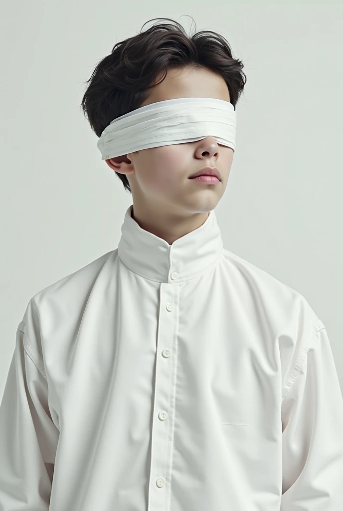 absurdres, intricate details, masterpiece, best quality, high resolution, 8k, (wide shot),
(1boy:1.4), ( wet shirt, wet underwear, see-through:1.2), bare pectorals, open shirt, (white blindfold:1.6),
facing viewer, smile, blush, (submerged in water:1.2),
(muscular, abs, large pectorals, large areolae), (short hair:1.5), white skin, shiny skin, sweat, black hair, closed eyes,
detailed face, shiny blue necklace, thick necklace, dark, night,
lake, (moonlight, starry sky, clear water, magnificent landscape, butterfly, flower, grasslands:1.3), waterfall, bird, forest,
detailed clearly background,
