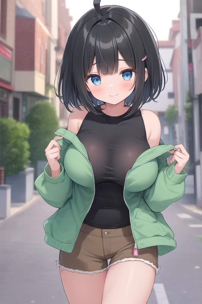 (8k, RAW Photos, 最high qualiy, work of art:1.2), high qualiyのRAWカラー写真, Professional photoshoot, cinematic light, standing alone, (((young woman, Kizi))), (sharp features), (Small face), (Skin with attention to detail:1.2), clavicle, cute face, comely appearance, long eyelashes, turning around, ssmile, (Bblack hair, Long straight line), regatta, Tight leggings, birds chirping, confident attitude, Capture the happy moment, art painting,attractive thighs, tennis:1.2, (Very nice touch:1.2),はにかんだssmile), peaceful atmosphere, oil painting style, shiny colors, (They are standing:1.5, Lean on a tree, full - length portrait), soft texture, gazing eyes, comely Skin, shining skin, ((perfect toes, five toes, anatomically correcte)), background blur, high qualiy, surreal, ((very detailled, photoshoot)),fine tune、open shirt、showing her 、comely Abs、boné de baseball、sweaty、comely 、My whole body is wet with sweat