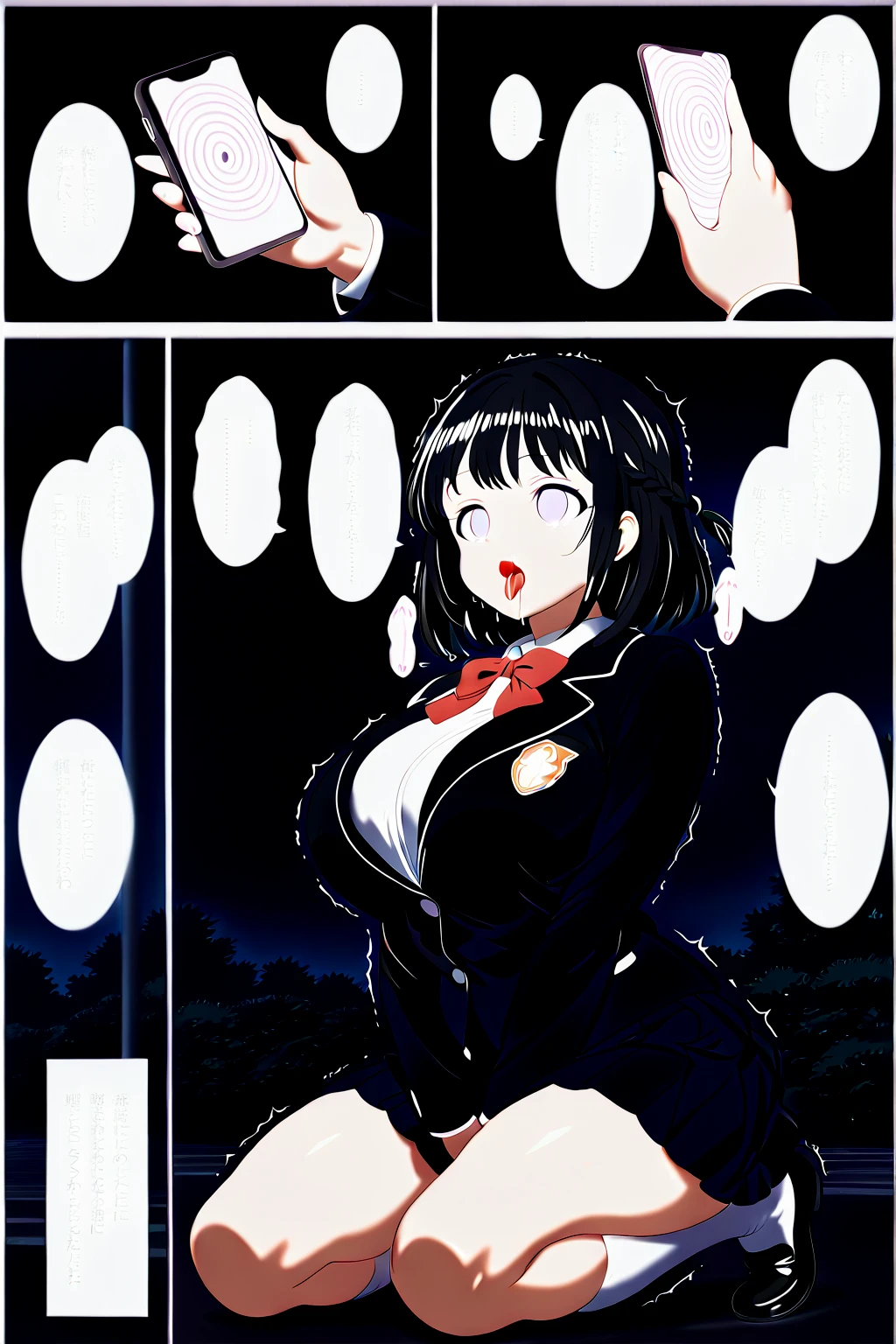 Makima, DESNUDA (PEZONES) (pose sexy) (pussy juice) (cuerpo completo) (TETAS GRANDES) (TOTALMENTE DESNUDA) (Chainsaw man)