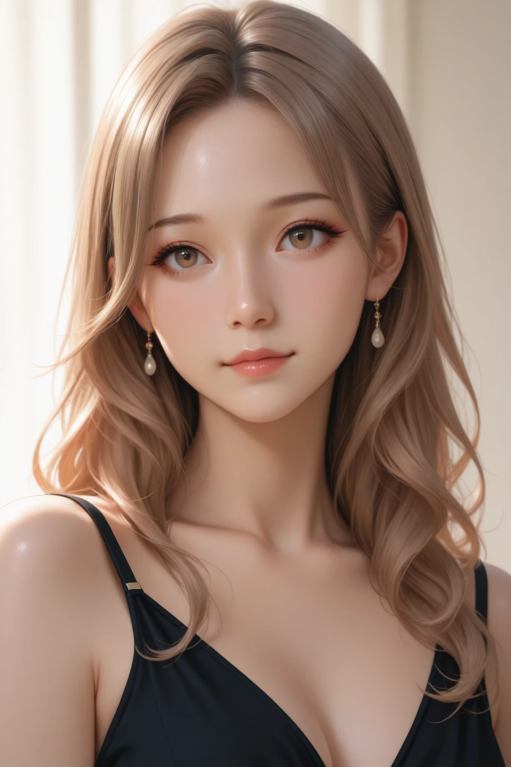 extreme close-up,(random pose),(random hairstyle),(Thin type:1.5),(large breasts:1.5),(Highest image quality,(8K), Ultra-realistic, Best Quality, High quality, High Definition, high quality texture, high detailing, Beautiful detailed, fine detailed, extremely details CG, Detailed texture, realistic representation of face, masterpiece, presence),(random fashion)
