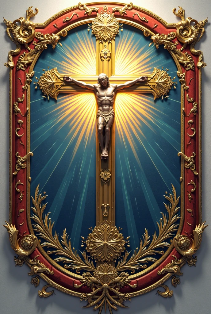In a Catholic youth boarding school they proposed making a flag ( banner )by generation , In our case, only the tenth generation of high school students and our theme is the cross. , give me options with images