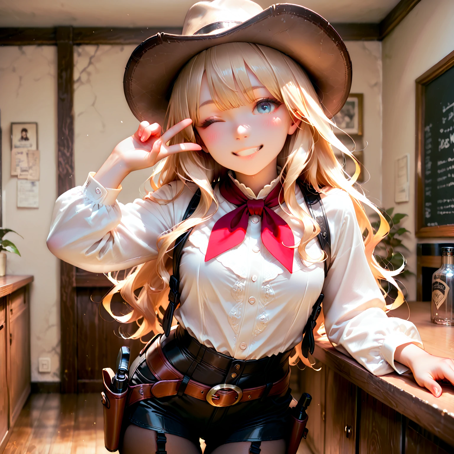 steampunk, american movie actress, Worldly beauty, レオタードとsteampunkと組み合わせ, (High resolution, young blonde beauty), very big, It's sticking out, wide open crotch, The shape of the is clearly visible, genitals are clearly visible, wide open crotch, A leotard that sticks to wet skin, Thin leotard,