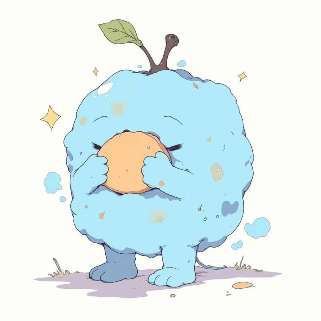 A baby boy that is in all lots in pain and in a beautiful purple rainforest with glowing blue water around the baby Goat, big , big , cute feet, cute baby face, beautiful hour glass body, cute , pre cum, pain face,