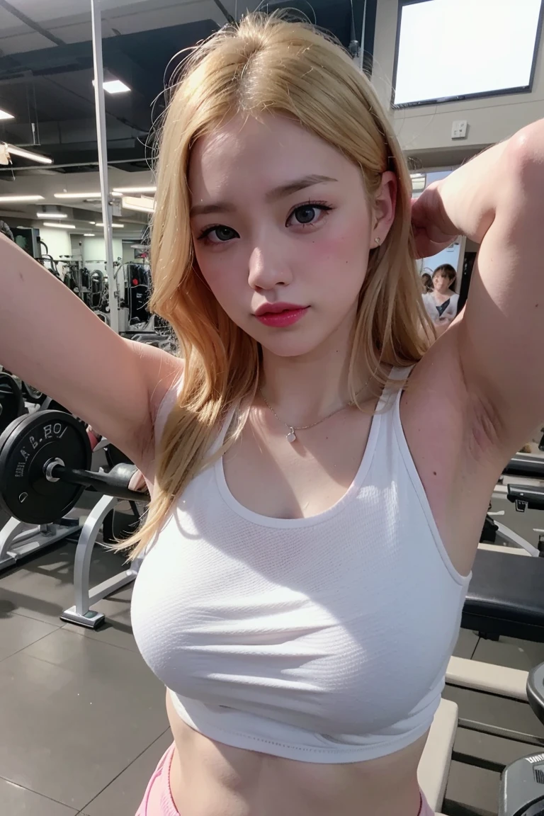 Korean beauty, 17 years old, bloomers, Japan gym clothes, crotch, bite, open legs, big, wrinkles in clothes, gym clothes, thighs, high quality, short hair, short hair, short cut, patchy eyes, neat face, brown hair, light hair color, sensual, crotch bite, bloomers, plump, thin waist, mesh hair, realistic, high performance, solo, alone, looking at camera, k-pop idol, socks, socks, open legs,, Legs, Front, Gym clothes, Emphasis on breasts, Stingling, Emphasis, , Bloomers biting, Blonde mesh, Blonde mixed hair color, Bloomers, Japan girls' gym clothes, Erotic gym clothes, Blonde mesh hair color, Bitten pants, Red bloomers