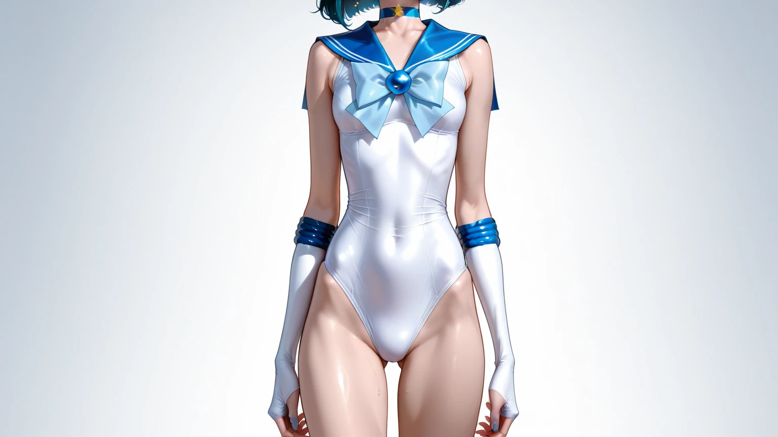 Sailor Mercury is captured by enemy men and reaches climax., (((とても美しい12 year old girl))), ((highest quality)), ((masterpiece)), (realistic), perfect face, ((She was wearing a sailor warrior costume..)), 8K, ultra high resolution, (Photoreal:1.4), golden ratio, ultra high resolutionの写真, (complete limbs), (normal limb), (I could see the armpits), Sigma 85mmF/1.4, 50mm Lenac lighting, hyper real, Leotards that are too close to the skin, (perfect limbs), beautiful thighs, ((wearing a sailor warrior leotard)), thin eyebrows, nffsw, RAW photo, Too cute face, 1 Japanese female, modest chest, thin waist, (I could see the armpits), ((exposed lower body)), Sailor Mercury captured by the enemy, young and cute little face, lots of sweat, ((anatomically correct limbs)), Leotards that are too close to the skin, Slender beauty, セクシーな12 year old girl, she was wearing a sheer leotard, thin eyebrows, ((complete limbs)), A leotard that fits perfectly against your skin, (smile), sweaty leotard, sweaty and wet:1.4, (Full body photo from the top of the knee), (raise both arms), ((beautiful thighs)), 12 year old girl, short hair, not wearing underwear, ((anatomically correct limbs)), Sailor Senshi defeated by the enemy, A girl who is tortured and drips love juice from her crotch