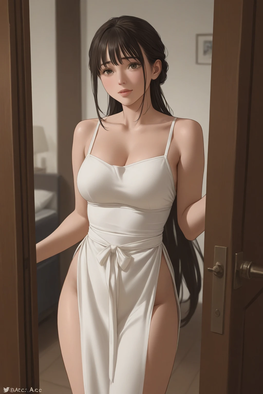 highest quality、High resolution、Detailed Background、(Beautiful face in every detail:1.4)、Anatomically correct、(Draw the usual number of fingers:1.2)、(Detailed facial expressions)、(Detailed eyes:1.2)、(Detailed eyes:1.2)、Beautiful, smooth skin、Teenage beauty、(Three Women)、(Huge breasts:1.3)、(Highly detailed face:1.4)、Brown Hair、Black Hair、cute hair color、ponytail、Bobcut、Braided long hair、Wavy Hairstyle、well-groomed eyebrows、Perfect body line、Cowboy Shot、
Relax with luxurious treatments like Hawaiian massage and flower baths、You can also enjoy the beautiful scenery while relaxing in the resort's pool or hammocks.、
Pairing a cool off-the-shoulder top with denim shorts is also stylish.、
Maxi dresses are popular in resort areas and are an item that accentuates femininity.、
Pair a maxi dress with sandals for a resort feel.、
Add small items and accessories、cute