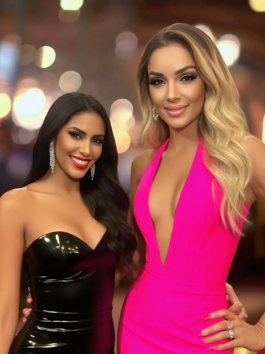 (((Setting: beautiful at Nightclub)))(((bikinis girls uma loira, Uma ruiva,uma Afro americana,Uma morena,uma malay,uma mexicana, uma japonesa,e a outra negra))) ((Midnight, Best quality, 8k, Masterpiece :1.3)), Whole body, Long legs, Sharp focus :1.2, A pretty woman with perfect figure :1.4, Slender abs :1.1, ((Dark brown hair, Big breasts :1.2)), (White tight bikini, Jean bib, Standing:1.2), ((Night city view, Rooftop:1.3)), Highly detailed face and skin texture, Detailed eyes, Double eyelid, (((3 girls:1.5, girls standing with bikini)))((All Original Characters Art by Mschiffer))) a group of 8 HIJAB MILF mature woman's together 38 years old with various expressions (((Feliz, assustada, apaixonada, chorando, rindo))) ((Imagem 16k)) HDR ,super realista ,qualidade RAW,(detalhes hiper-realistas) Film style ,cores vivas, (((Wearing a sexy belt design by GUCCI))) bikini Realistic, Photorealistic: 1.37), (8k, RAW Photos, Best Quality, Masterpiece: 1.2), Very Cute Woman, Ultra Detailed, Heart-Shaped Pupil, Physically Based Rendering, Ultra High Resolution, Kodak Vision Color, Shot with Arricam LT Camera, Bokeh, Sharp Focus, ((Correct Anatomy: 1.2)), Watch Viewer, Real, Photorealistic, top quality, highly detailed face, (Fox ear shaped hairband: 1.2)) ponytail, highly detailed eyes and face, beautiful detailed eyes, double eyelids, (((unforgettable smile: 1.2)), red cheeks, hair fluttering in the wind, ((upper body)),(((wearing: choker diamond collar necklace, ear rings, jewelry)))