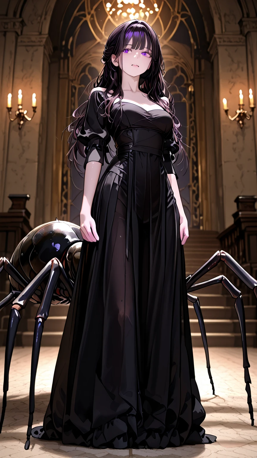 woman woman in sexy dress,gr3ysh33r,spider web, cocoon,gagged