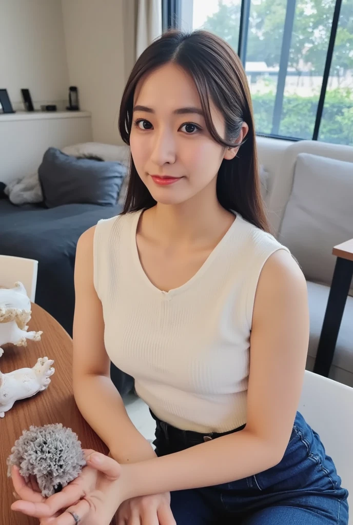 smile, unparalleled beauty, very beautiful woman, perfect balance,depth of field, Surrealism, Verism, cowboy shot, UHD, masterpiece, ccurate, anatomically correct, textured skin, super detail, high details, high quality, award winning, best quality, highres, 手は描かない、指は描かない