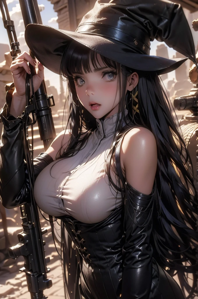 Beautiful Alluring african female swashbuckler, Fantasy Theme, Bare dark Skin, at a port of a tropical island, frilly fancy patterned colorful bikini, leather straps, feathered hat, anatomically correct, cleavage, frilly socks and gloves, barely clothed, Beautiful D&D Character Portrait, swashbuckler theme, fantasy theme, Detailed, Digital Art, Extreme Detail, Polished, Beautiful, Hyperdetailed, Intricate, Elaborate, Meticulous, Anime Character, Detailed, Anime Face, Sharp Focus, Unreal Engine, 3d Rendered, Volumetric Lighting, Reflections, Glossy, Digital Illustration, Sensual Pose, Suggestive Pose, Full Body Shot, 💖❤💕💋❣