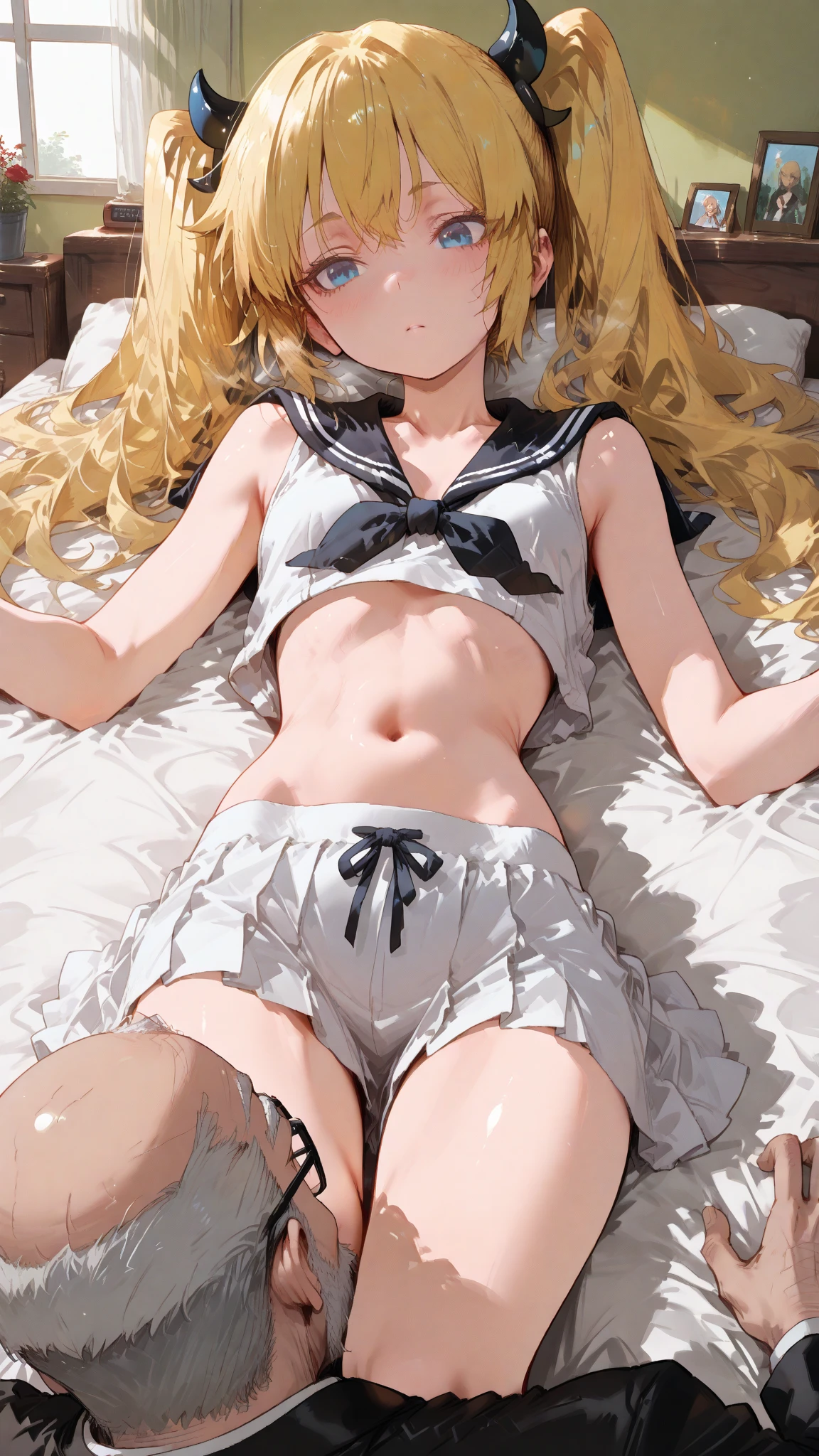 (Sailor Venus Aino Minako) melhor qualidade, ultra-high resolution, Obra de arte, (Realisticidade: 1.6), 16k, (1 com umbigo aberto), meias brancas, tiro de corpo inteiro, Cena de vida ???