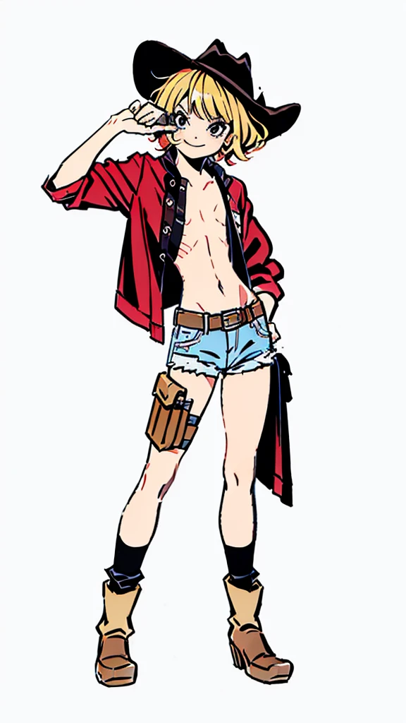 On the beach there is a man in a bikini, handsome anime pose, inspired by Masanobu Okumura, range Murata and artgerm, handsome Japanese demon boy, Masayoshi Suto and Artgerm, by Yang J, Makoto Kobayashi, male art, male anime character, 2 b