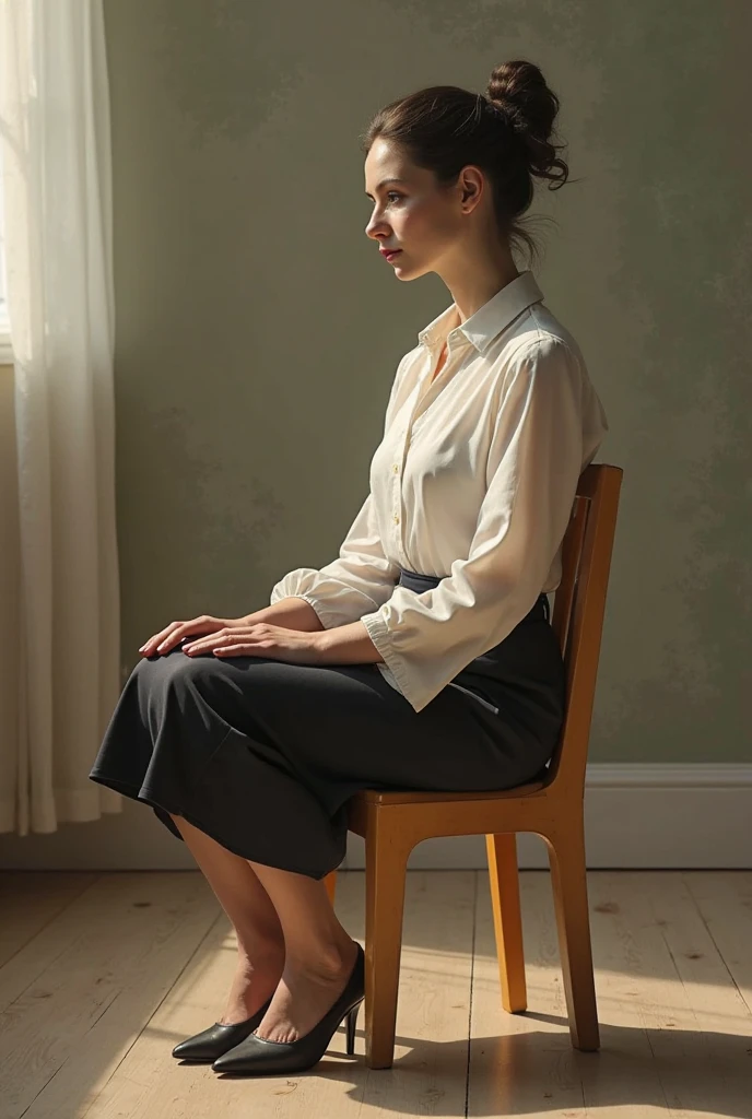 (Lady in women's clothes in office:1.1)、(Middle-aged man in suit:1.1)、(sexual harassment:1.2)、(Full body shot)、(Super beautiful)、(ultra beautiful faces)、(A detailed face:1.5)、(troubled look:1.3)、A miniskirt、(Offices of major companies in Japan:1.1)、(The man hugged her chest:1.5)、(The man hugged her waist:1.5)