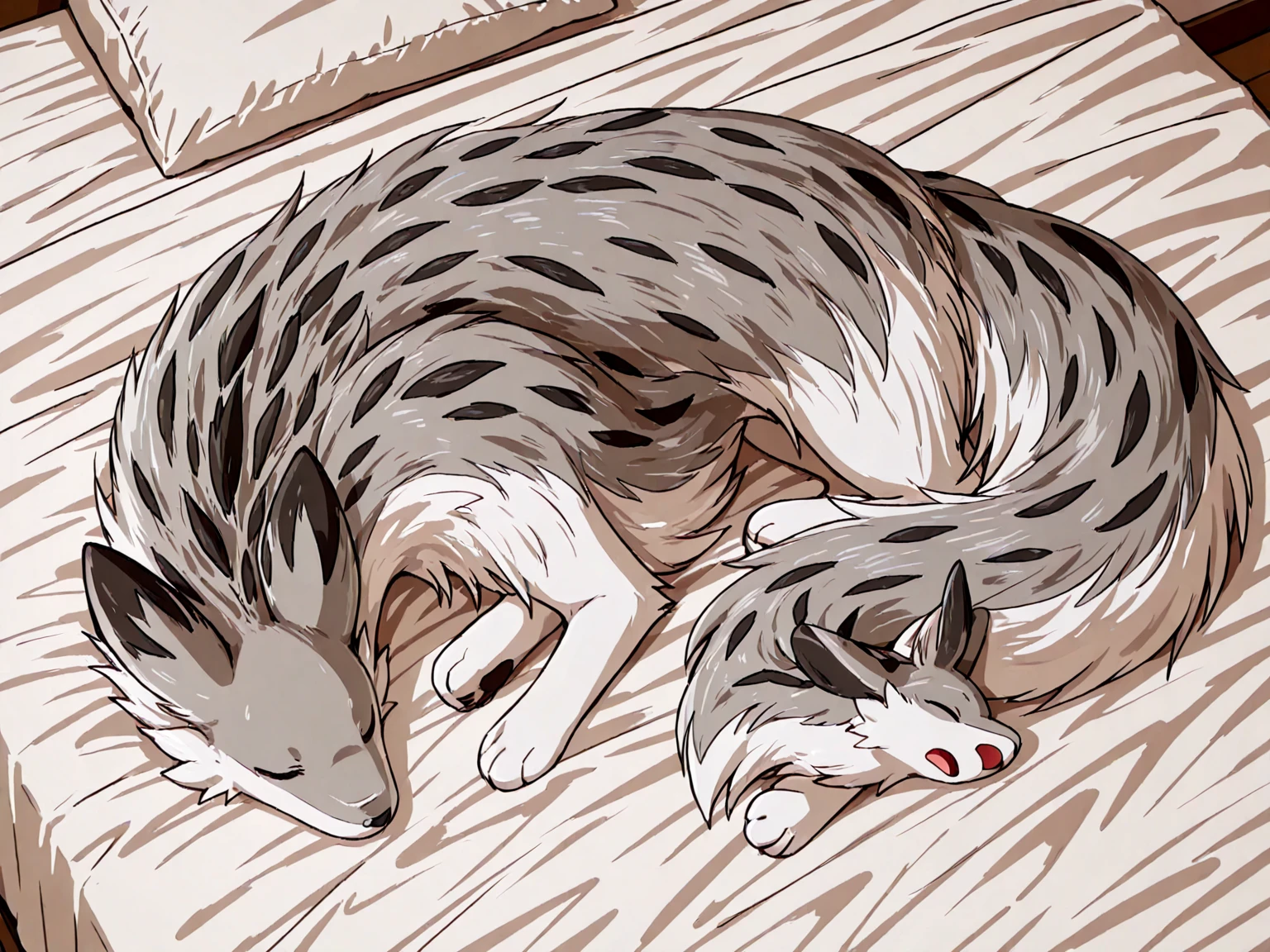 fluffy cat