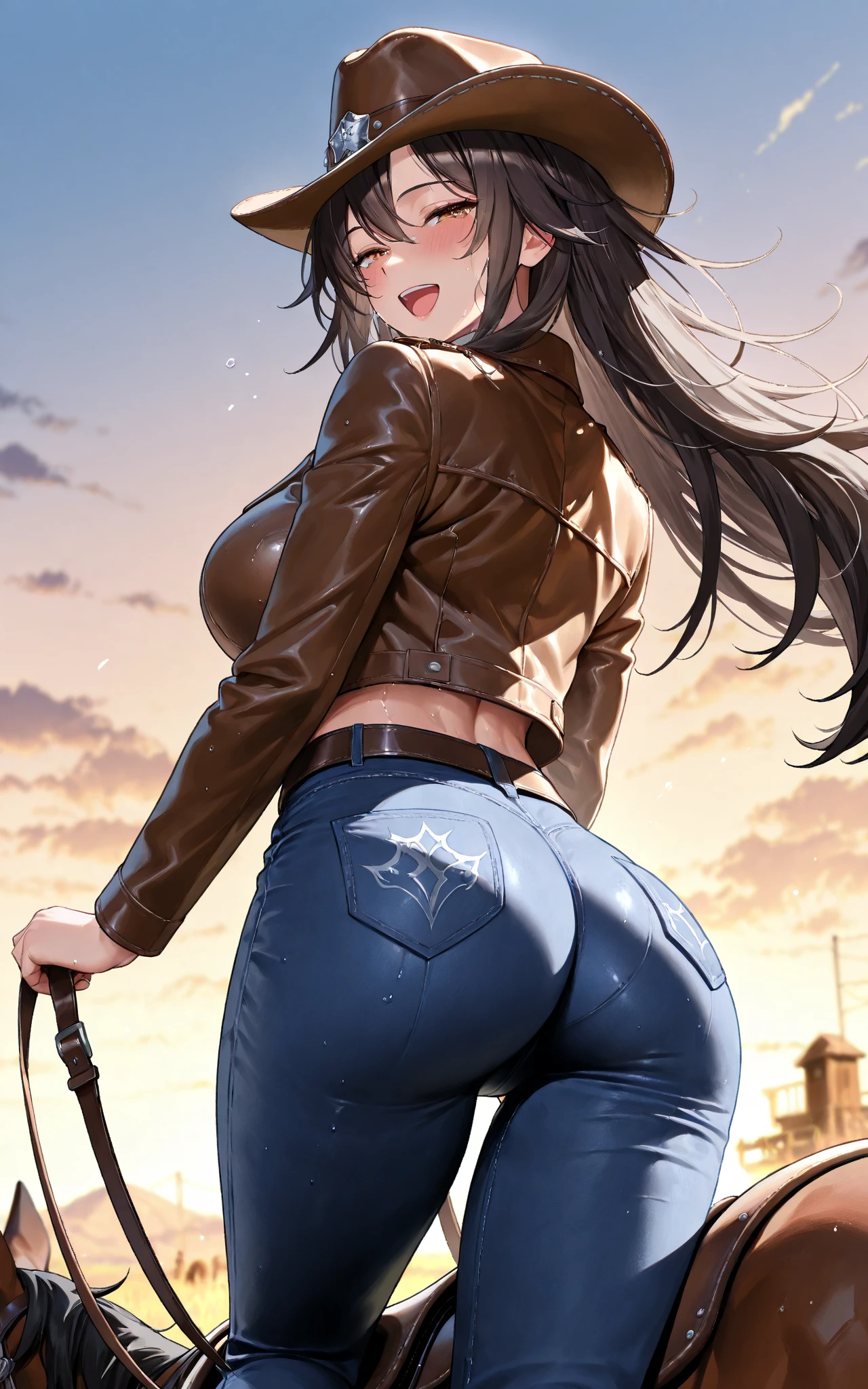 sacar: ((culo enorme)) Riley Reid in sexy police outfit, Cuerpo delgado, delgado grueso, silueta con curvas, sonriente, 12K HDR, hermoso rostro, ultra detallado, obra maestra, ((pose sexy contra la pared)), pelo blanco