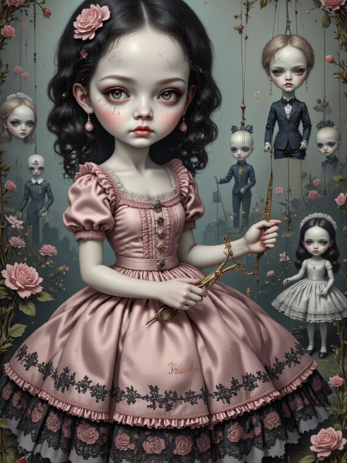 <lora:Mark Ryden Style:1>Mark Ryden Style - The sad side of art