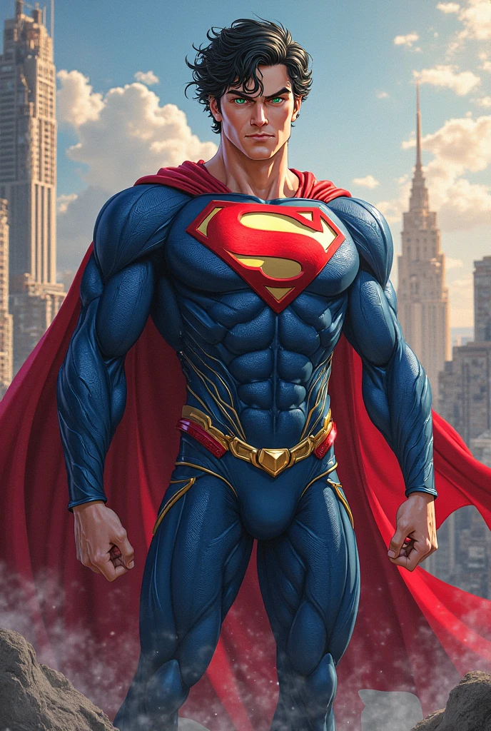 a close up of a superman standing in front of a snow, transformers cinematic universe, wojtek fus, hq 4k wallpaper, transformers : the last knight, in the movie transformers, thertrevkaiser, Henry Cavill as superman, artstation masterpiece, super robot, superman fused with optimus prime, japanese dc live-action movie, hd wallpaper, inspired by Zack Snyder, Henry Cavil so handsome, snow suit