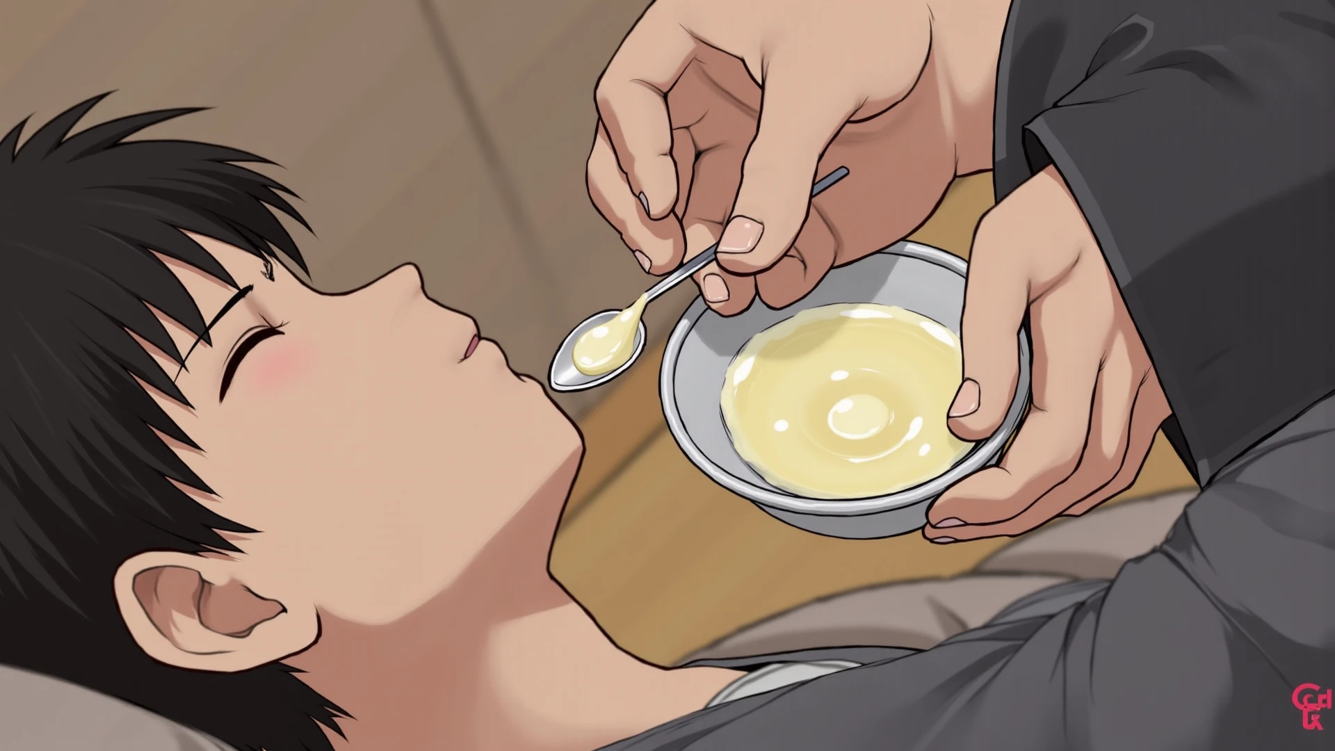 nsfw,One Woman、10 years old、Primary school students、Completely naked、(Beautiful nipples)、((Small Breasts)),Highest quality、Very delicate and beautiful、((Very short bangs))、((Bangs))、Light shiny brown hair、The hair is light、((Short Bob))、Cute face、Young face、Cute like an idol、Yellow Eyes、Are thin、Slim figure、Short、(Child body type)、((Lots of sweat))、Embarrassed face、Open Mouth、Troubled face、Red face、(Bathroom at home)、Shooting from the side、profile、Mouth open、Drooling、Eating a brown banana、