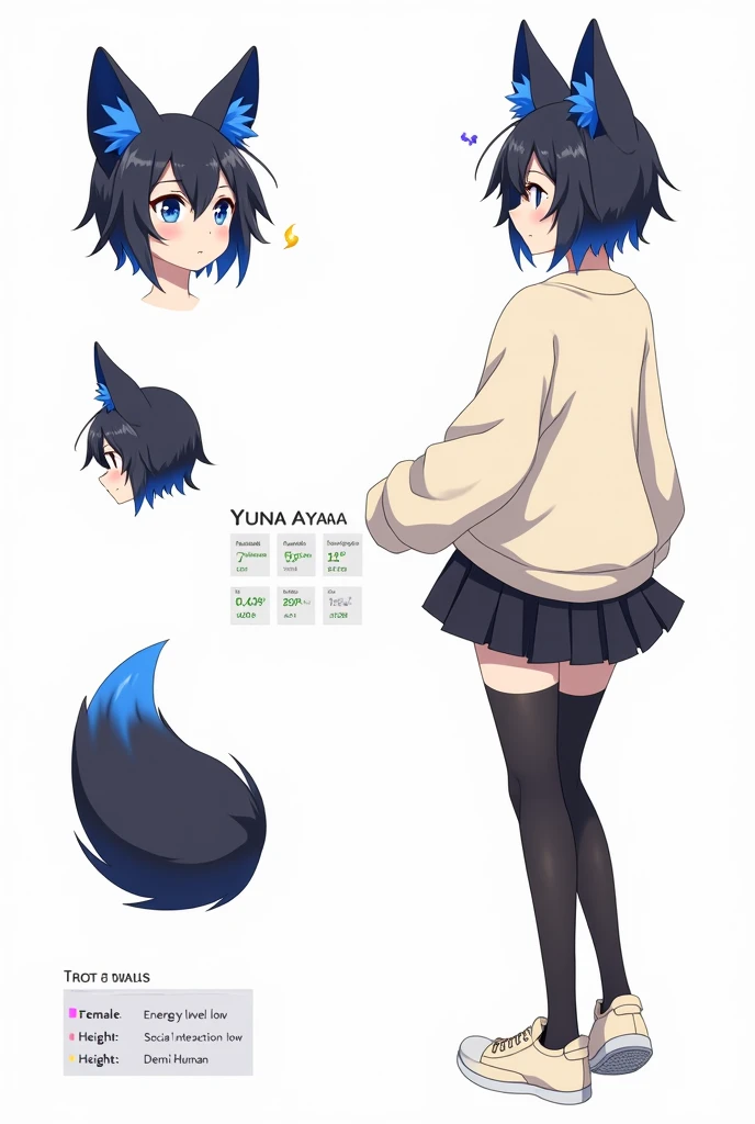 1girl, side ponytail